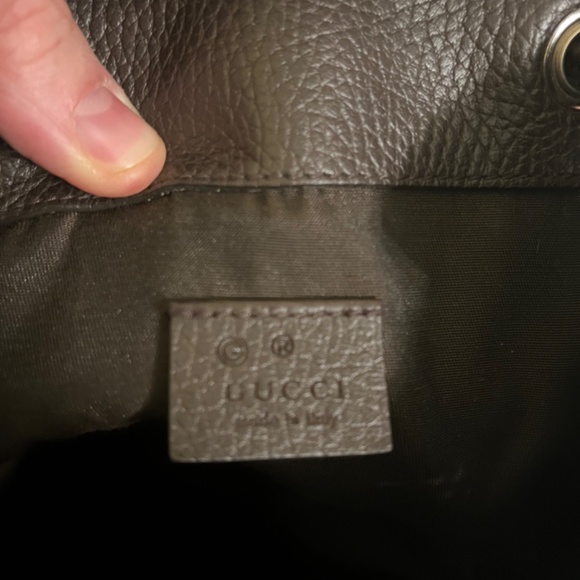 Gucci Monogram GG Drawstring Backpack - Picture 6 of 7